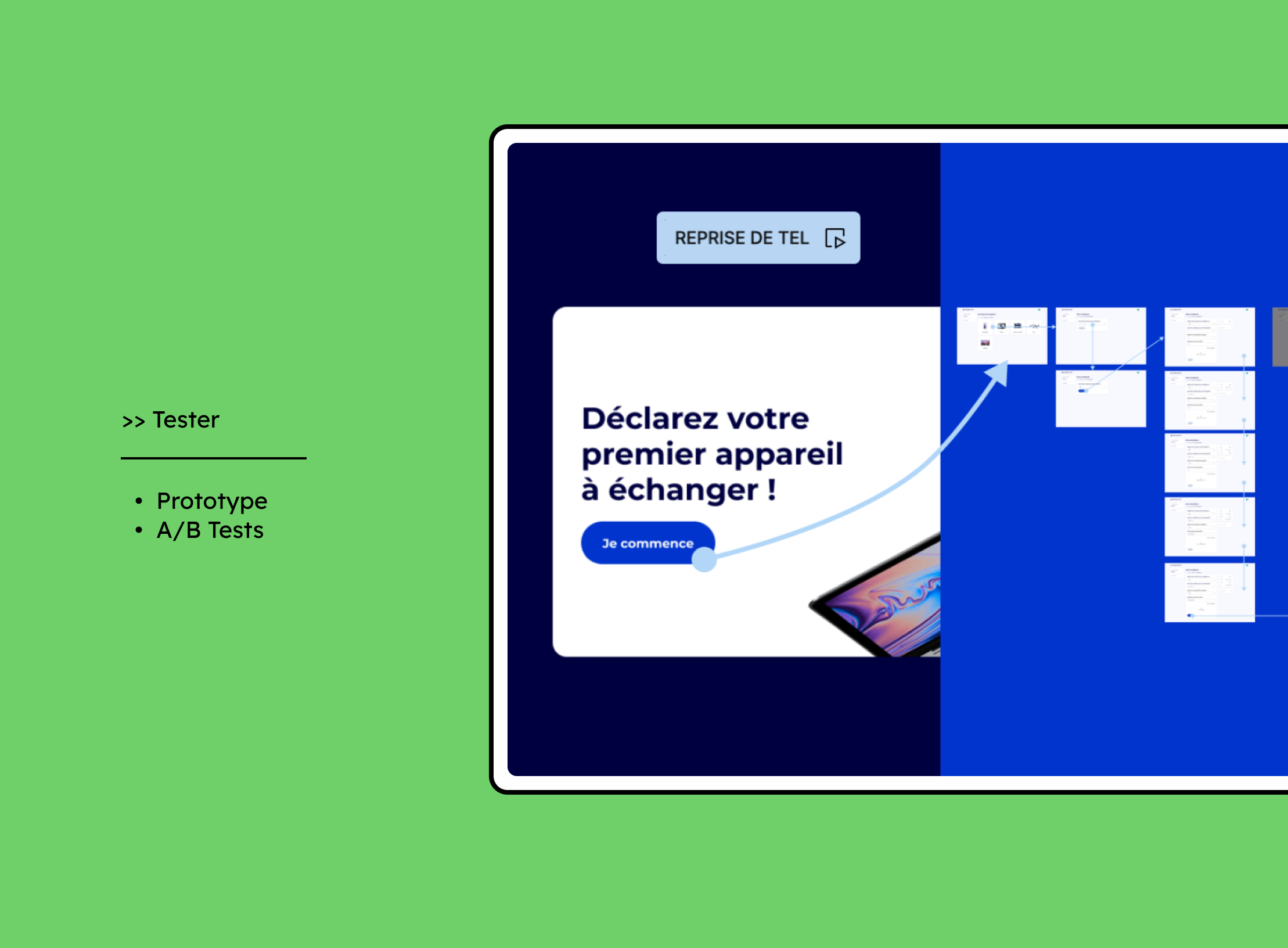 tests et prototypes