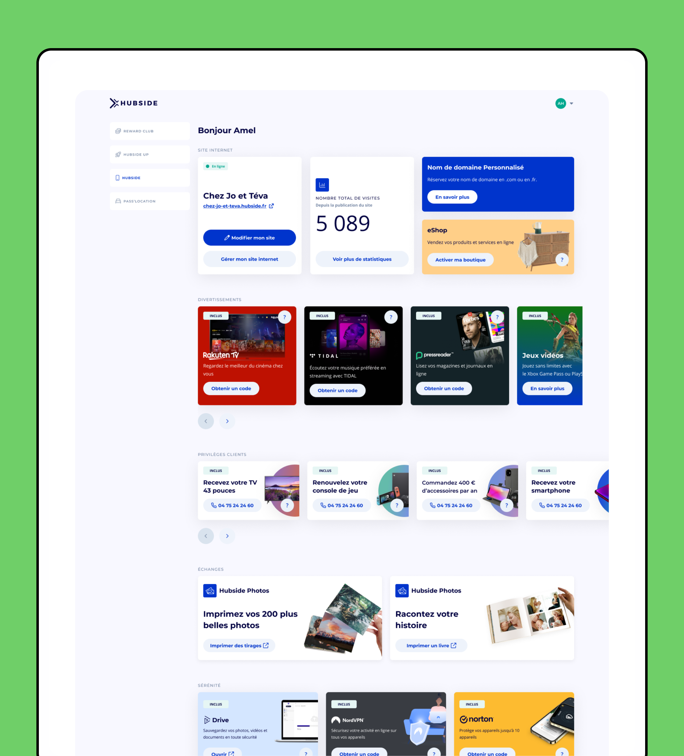 espaces clients